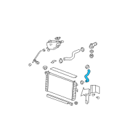 OEM 2009 Buick Lucerne Upper Hose Diagram - 15897524