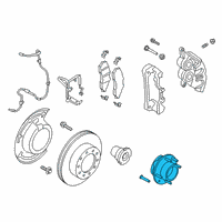 OEM 2022 Ford F-350 Super Duty Front Hub Diagram - HC3Z-1104-D