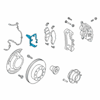 OEM 2018 Ford F-350 Super Duty Brake Hose Diagram - HC3Z-2078-A