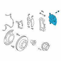 OEM 2022 Ford F-250 Super Duty Caliper Diagram - HC3Z-2B121-C