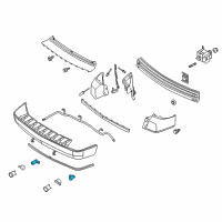 OEM 2009 Ford Taurus Reverse Sensor Diagram - 5G1Z-15K859-AAA