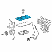 OEM 2016 Toyota Prius C Valve Cover Diagram - 11201-21080