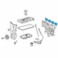 OEM 2016 Toyota Prius C Gasket Diagram - 17177-21040