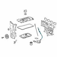 OEM Toyota Prius C Guide Tube Diagram - 11452-21040