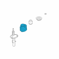 OEM Ford Five Hundred Coil Spring Diagram - 5G1Z-5310-A