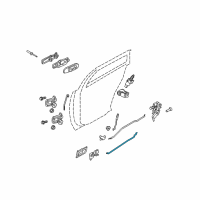 OEM 2003 Mercury Marauder Release Rod Diagram - 5W7Z-5426442-A