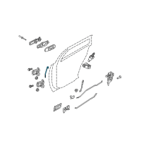 OEM 1992 Ford Crown Victoria Handle Rod Diagram - F2AZ-5426596-A