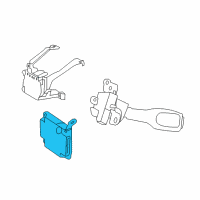 OEM 2013 Lexus ES350 Driver Support Computer Assembly Diagram - 88150-33130