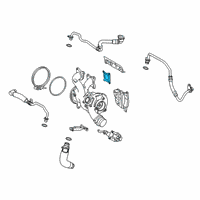 OEM BMW X7 Seal For Exhaust Turbocharge Diagram - 11-65-8-669-732