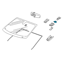 OEM 2014 Cadillac ATS In-Car Sensor Diagram - 84642262