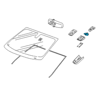 OEM Cadillac XTS In-Car Sensor Diagram - 84642262