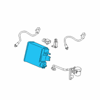 OEM Hummer H2 Canister, Evap Emission Diagram - 15062620