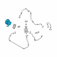 OEM Chevrolet Aveo5 Pump Asm, P/S Diagram - 95995558