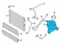 OEM 2022 BMW 330e xDrive EXPANSION TANK Diagram - 17-13-8-610-653