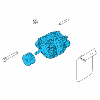 OEM 2012 Ford Mustang Alternator Diagram - CR3Z-10346-A