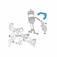 OEM 2013 Ram 1500 Upper Control Arm Left Diagram - 68227901AC