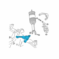 OEM 2016 Ram 1500 Front Lower Control Arm Diagram - 68298347AB