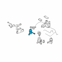 OEM Toyota Avalon Side Mount Diagram - 12362-0P010