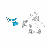 OEM 2005 Toyota Avalon Torque Strut Diagram - 12309-0P010