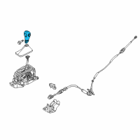 OEM Ford Shift Knob Diagram - BT4Z-7213-EC