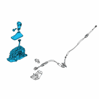OEM 2017 Ford Flex Gear Shift Assembly Diagram - DA8Z-7210-CF