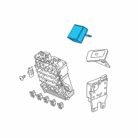 OEM 2012 Honda Civic Control Unit Diagram - 39850-TR0-A02