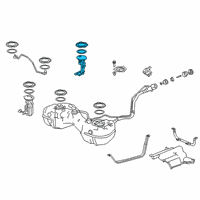 OEM 2019 Acura RDX SET, FUEL SUB MODULE Diagram - 17049-TJB-A01