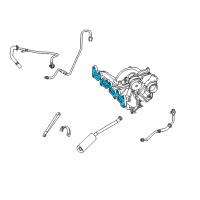OEM Dodge Neon Gasket-Exhaust Manifold Diagram - 4884447AA