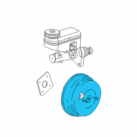 OEM 2001 Dodge Stratus Brake Booster Diagram - 5019404AA