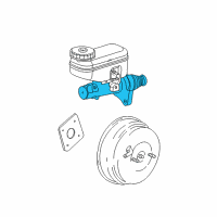 OEM 2004 Chrysler Sebring Brake Master Cylinder Diagram - 5019401AA