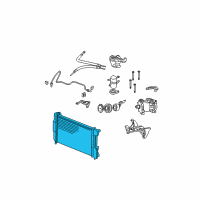 OEM 2003 Dodge Dakota CONDENSER-Air Conditioning Diagram - 55055866AG