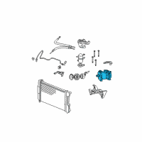 OEM 2003 Dodge Ram 1500 COMPRES0R-Air Conditioning Diagram - 55056095AB