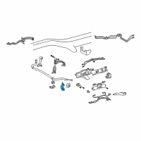 OEM Lexus GX470 Bracket, Front Stabilizer End, RH Diagram - 48825-60060