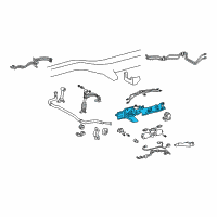 OEM Lexus GX470 Bracket Sub-Assy, Stabilizer Diagram - 48809-60020