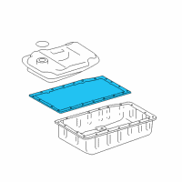 OEM 2017 Toyota Tundra Pan Gasket Diagram - 35168-34020