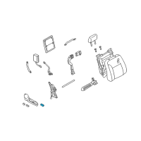 OEM 2005 Infiniti Q45 Front Seat Switch Assembly, Left Diagram - 87066-AR660