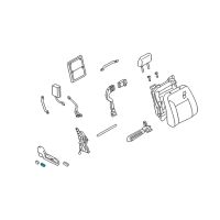 OEM 2005 Infiniti Q45 Front Seat Slide Switch Knob, Right Diagram - 87012-C9919