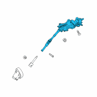 OEM 2012 Ford Transit Connect Steering Column Diagram - 9T1Z-3C529-A