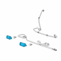 OEM 2012 Chevrolet Caprice License Lamp Diagram - 92254943