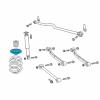 OEM Jeep Spring Diagram - 68341485AA