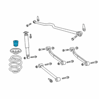 OEM 2021 Jeep Gladiator JOUNCE Bumper Diagram - 68341487AB