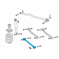 OEM Jeep TRACKBAR-Rear Diagram - 55079467AB