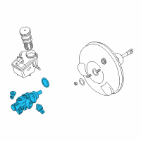 OEM BMW 330i Brake Master Cylinder Diagram - 34-31-6-751-442