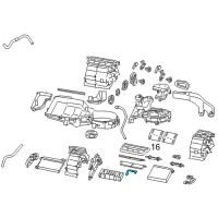 OEM Scion HVAC System Switch Diagram - SU003A0017