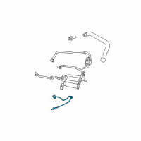 OEM 2005 Toyota Corolla Front Oxygen Sensor Diagram - 89467-12010