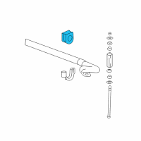 OEM 2010 Chevrolet Silverado 3500 HD Bushings Diagram - 15124516