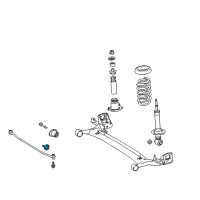 OEM Toyota Corolla Damper Diagram - 42118-02010