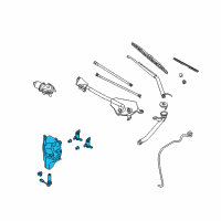 OEM 2005 Infiniti FX45 Windshield Washer Tank Assembly Diagram - 28910-CG000