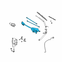 OEM 2003 Infiniti FX35 Link Assy-Wiper Diagram - 28840-CG000