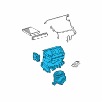 OEM 2015 Scion tC Blower Assembly Diagram - 87130-12551